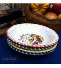 Spaghetti dish in typical mediterranean design  - diameter 21cm